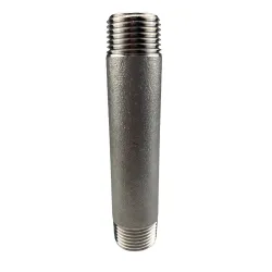 Bobine (mamelon double) LG 100mm 316L SCH80S NPT mâle – mâle