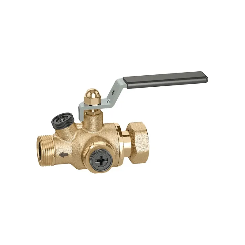 Ballstop vanne à sphère avec clapet anti retour extractible Mâle Femelle