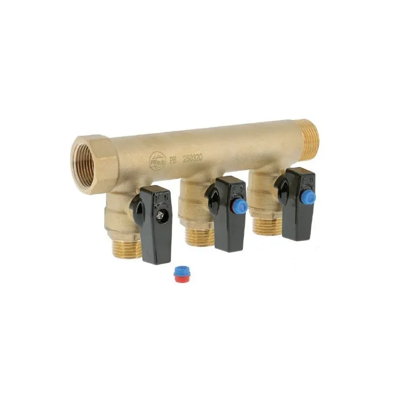 Collecteur à vanne intégrée MF 3/4"