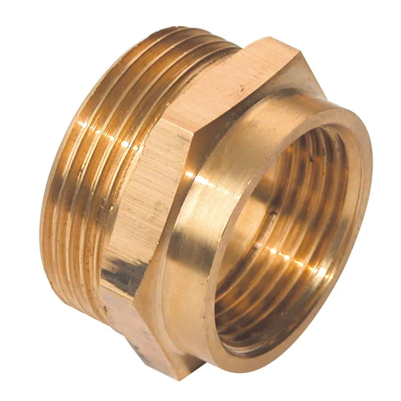 Raccord mamelon réduit à buté 243 G à visser Mâle / Femelle laiton