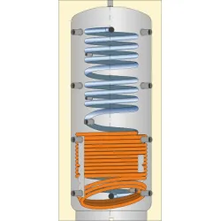 Ballons stockeurs serpentins avec production E.C.S instantanée eco combi