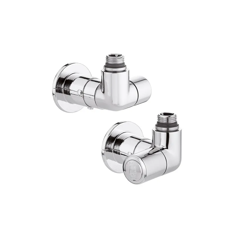 robinetterie droite luxe chromés pour sèche serviette