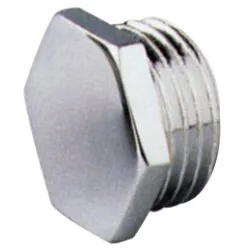 Raccord bouchon Mâle 292 GCH à visser laiton chromé