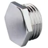 Raccord bouchon Mâle 292 GCH à visser laiton chromé