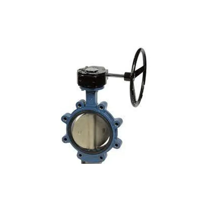 Robinet papillon 1135 réducteur monté à manchette EPDM vulcanisé corps fonte papillon fonte