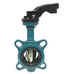 vanne à papillon 1125 à oreilles lisses de centrage corps fonte GL avec papillon fonte et manchette EPDM