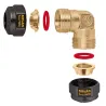 Raccord coude à compression pour circuit solaire laiton Ø22