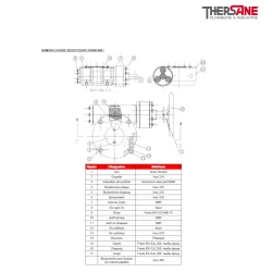 Vanne à papillon avec réducteur monté corps fonte GL avec papillon fonte et manchette EPDM