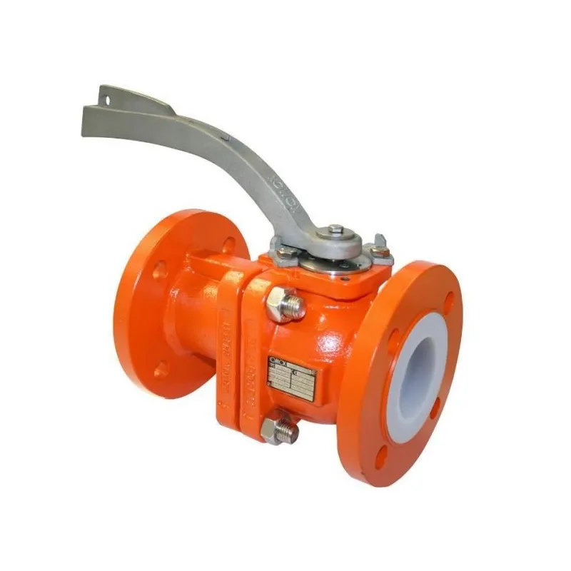 Robinet à tournant sphérique fonte XOMOX revêtu PFA