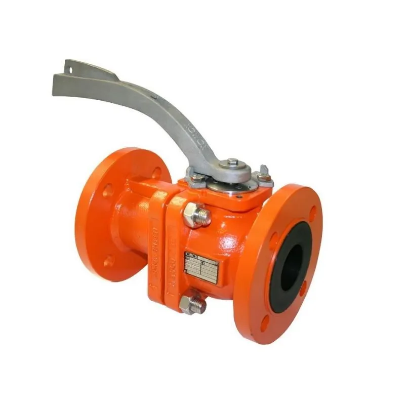 Robinet à tournant sphérique fonte XOMOX revêtu PFA antistatique