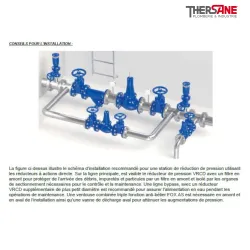 Conseil installation Réducteur stabilisateur de pression fonte VRCDM