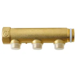 Collecteur composable laiton portées coniques sortie 1/2" M