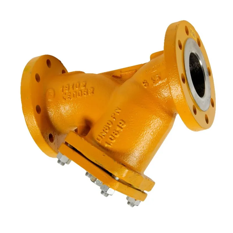 Filtre à tamis gaz acier en Y à brides PN 16