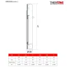 DIMENSIONS Manchon compensateur métallique à soufflet inox 1551