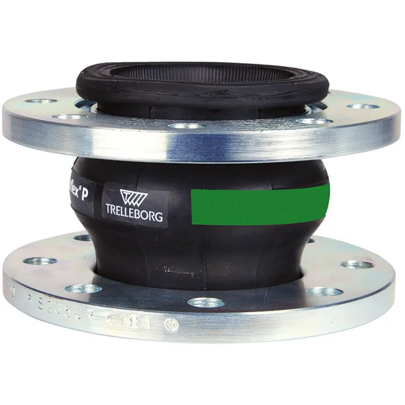Compensateur de dilatation industriel TEGUFLEX® entraxe 130mm CSM à brides VERT