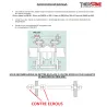 INSTRUCTIONS DE MONTAGE Kit limiteur d'écartement entraxe 130mm pour modèle 1551 et 1506 acier 2 tirants à brides EN1092-1 PN10