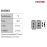 Limite d'emploi ESM 85 - Electrovanne laiton à membrane assistée NF