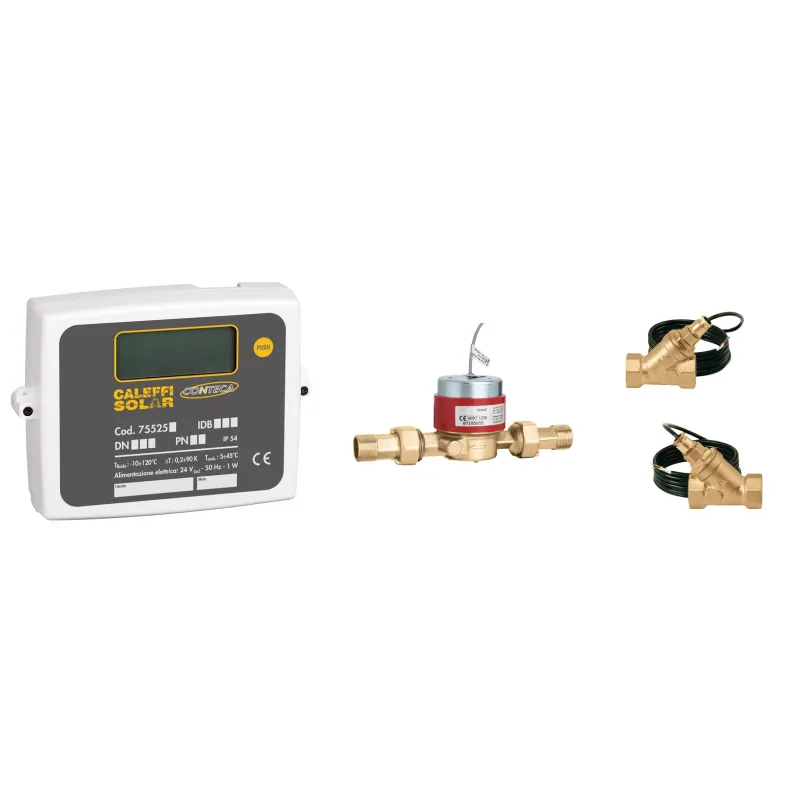 Compteur de chaleur Solaires à lecture locale par affichage LCD ou centralisée