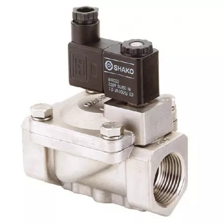SPU 225 - Électrovanne inox à membrane assistée NF