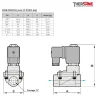 Dimensions et poids SPU 225 - Électrovanne inox à membrane assistée NF