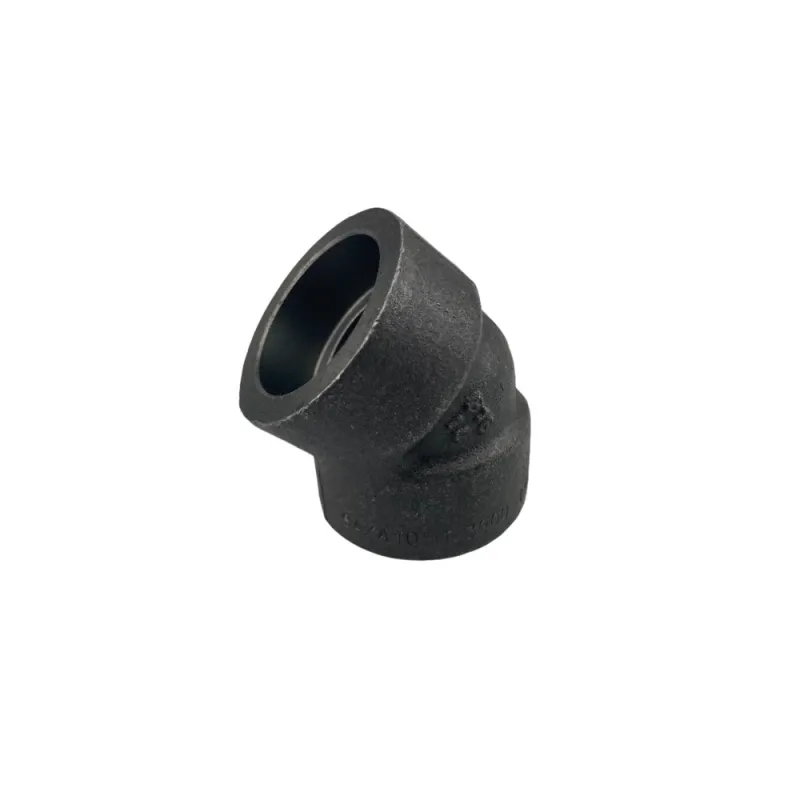 Coude 45° à souder acier A105 SW série 3000 femelle-femelle