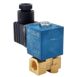 EV 66 - Électrovanne laiton 2/2 mini à commande directe NF