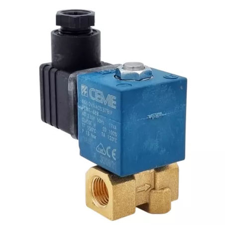 EV 66 - Électrovanne laiton 2/2 mini à commande directe NF