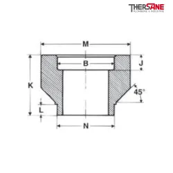 Plan Bossage S3000 acier A105 SW