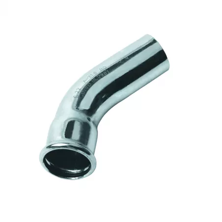 Coude 45° inox 316L à sertir Mâle / Femelle