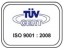 Normes et certifications : TUV CERT ISO 9001 : 2008
