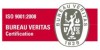 Normes et certifications : ISO 9001 : 2008 Bureau Véritas